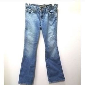 Gap* Low Rise Flare Sandwash Jeans